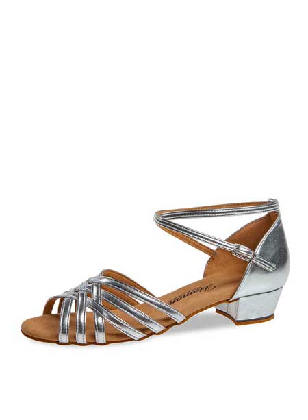 Diamant Damen Tanzschuh silber 008-035-013